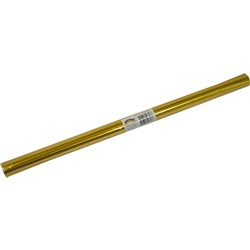 Rainbow Decorative Foil Roll 500mmx2m 85gsm Single Sided Gold