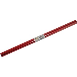 Rainbow Decorative Foil Roll 500mmx2m 85gsm Single Sided Red