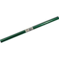 Rainbow Decorative Foil Roll 500mmx2m 85gsm Single Sided Green