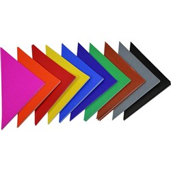 Kinder Triangles Glossy 125mmx180mm 84gsm Assorted Pack of 720