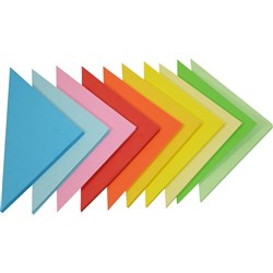 Kinder Triangles Matte 125mmx180mm 80gsm Assorted Pack of 720