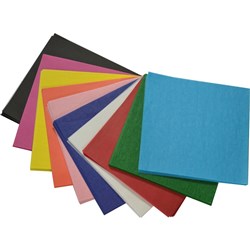 Kinder Squares Tissue 125mm 17gsm Assorted Pack of 480