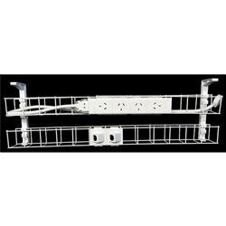 Rapid Cable Management Dual Basket 950mm 4GPO + 2Data Interconnecting Lead 1.5m
