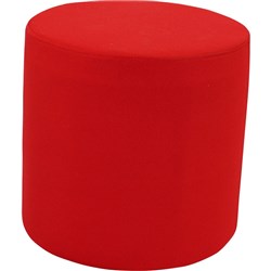Lava Lounge Breakout Ottoman Modular Round Shape Red