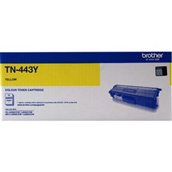 Brother TN-443Y High Yield Toner Cartridge Yellow TN443Y