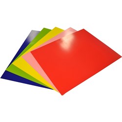Rainbow Poster Board 510x640mm 400gsm Assorted Pack of 10