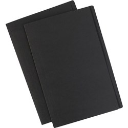 Avery Manilla Folders Foolscap Matte Black Pack of 10