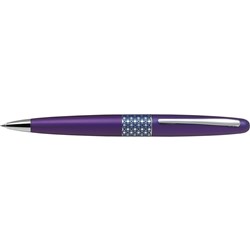 Pilot MR3 Ballpoint Pen Medium 1mm Ellipse Violet Barrel Black Ink