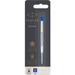 Parker Quink Ballpoint Pen Refill Broad Blue