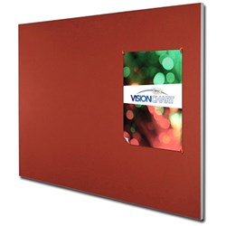 Visionchart LX7000 Pinboard 900 x 600mm Slim Edge Frame Smooth Velour Made to Order