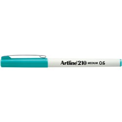 Artline 210 Fineliner Pen 0.6mm Turquoise Pack Of 12