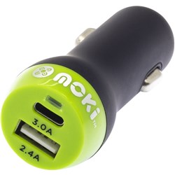 Moki 3.0A Type-C Car Charger