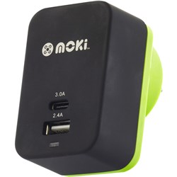 Moki 3.0A Type-C Wall Charger