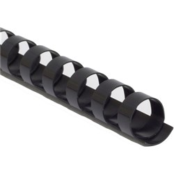 Gold Sovereign Plastic Binding Comb A4 21 Loop 20mm Black Pack of 100