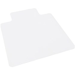 Chair Mat for Hard Floor Smooth Base Keyhole Shape 120cmLx91.5cmW Frosted