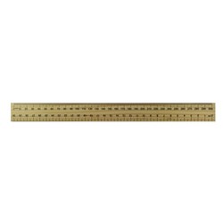 Ruler GNS 30cm Wooden No Hole