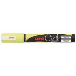 UNI Chalk Marker, Fluro Yellow Bullet Point, 1.8-2.5mm