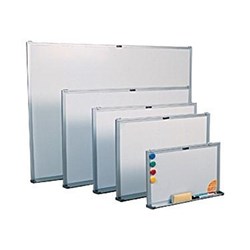 DELI Whiteboard 600 x 900 Commercial Quality, Aluminium Frame, Magnetic