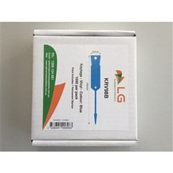 Rediform KRV98 Key Tag Vinyl Blue Service Tag Box 1000 140mm x 20mm