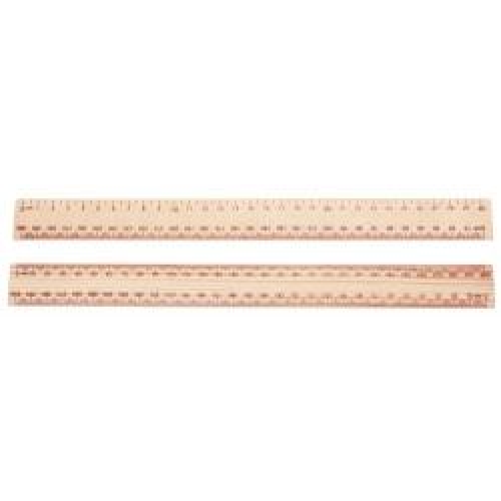 Viner Ruler Rulers - CELCO RULEX 30CM WOODEN RULER UNPOLISHED - NO HOLES - Select ...