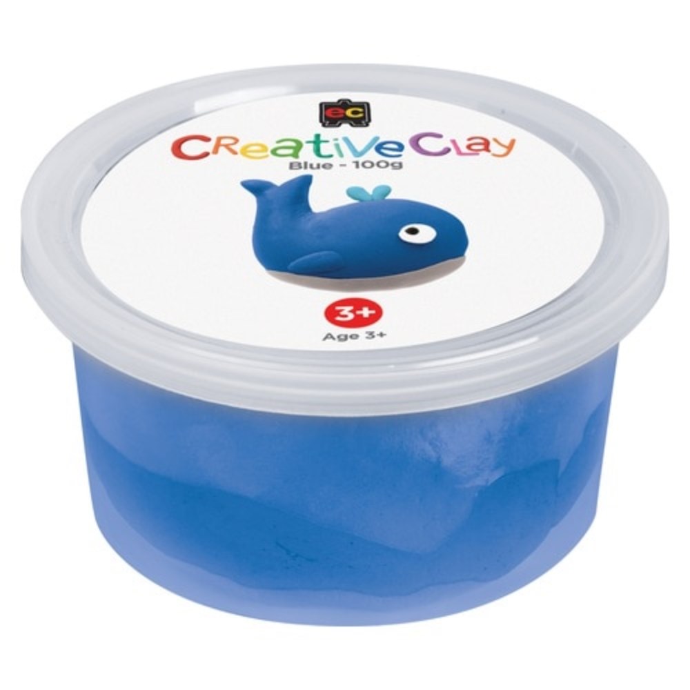 Art & Craft - Educational Colours CreativeClay 100gm Blue - Select ...